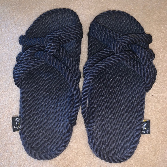 nomadic state of mind Shoes - Rope sandals navy blue